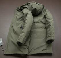 XR02 FDPP　中綿ジャケット メンズ XL　ブルゾン　フェイクダウン コート　ビジネス　ボリューム 　高品質　ジャンパー　フード付き_画像2
