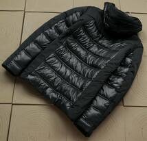 XR20 ICEBERCフランス　中綿ジャケット　メンズ　冬　2XL　防寒服　厚手　フェイクダウンジャケット　パーカー　ブルゾン　軽量 ブラック_画像2