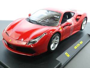 未展示 縮尺1/24 #11 Ferrari 488 GTB 2015 展示ケースと冊子付 レ グランディ フェラーリ デアゴスティーニ 同梱歓迎 追跡可 匿名配送