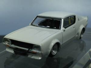 アオシマ 少し難有り グラチャン ケンメリ 2Dr 白 1973 日産 CEDRIC NISSAN AOSHIMA スカイライン 送料230円 同梱歓迎 追跡可 匿名配送