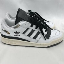 『USED』 adidas Originals アディダスオリジナルス FORUM LOW CL FTWR/FTWR/CREA 637193-0001 IF5421 スニーカー_画像4