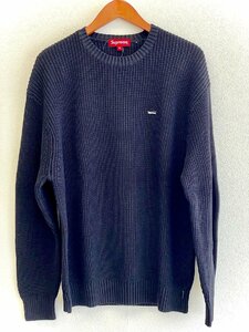 『USED』 Supreme シュプリーム Melange Rib Knit Sweater メランジ リブ ニット セーター ブラック コットン