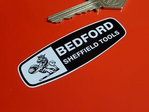 送料無料 Bedford Sheffield Tools ベッドフォード ベドフォード カッティング ステッカー デカール 75mm x 25mm 2枚セット