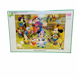 【廃盤】テンヨー　Disney D 1500 881 陽気なウエスタンバンド　入手困難　パズル ジグソーパズル　1500ピース