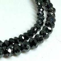 ●ブラックダイヤモンドアクセサリーパーツおまとめ● j 重量約10.4g 39cm black diamond ルース 裸石 jewelry 素材 parts CE0_画像2