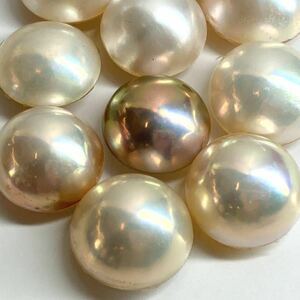 ●マベパール11点おまとめ●j 13.5-14.5mm 20g/100ct pearl パール 半円真珠 ジュエリー jewelry 裸石 宝石 
