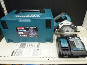 『中古品』makita/マキタ HS474DRGX 125mm充電式マルノコ 18V/5.0Ah ケース・充電器付き 2019年製