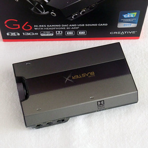 CREATIVE SOUND BLASTER X G6 USB-DAC D/Aコンバーター SB1770