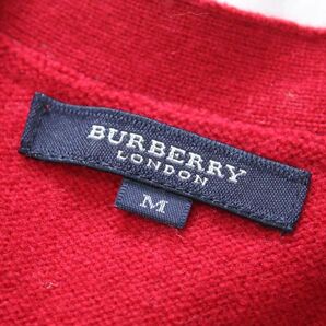 [PT12813] バーバリーロンドン ニットベスト レッド系 M BURBERRY LONDON / 小型便OKの画像5