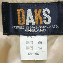 [PT12877] ダックス スカート ひざ丈 プリーツ ベージュ系 40 DAKS / 小型便OK_画像9