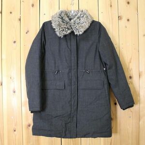 [PT12906] エーグル ダウンジャケット ダブルジッパー グレー系 36 AIGLE