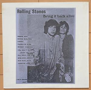 レア！高音質 STEREO コレクター盤「Rolling Stones - Bring It Back Alive」North Carolina USA 1972 キースリチャーズ ミックジャガー