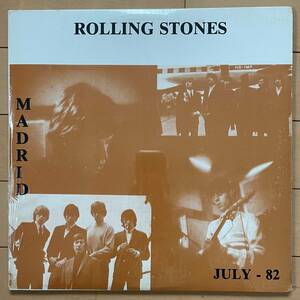 レア！2LP コレクター盤「The Rolling Stones Madrid July 7 1982」Estadio Vicente Caldern Madrid キースリチャーズ ミックジャガー