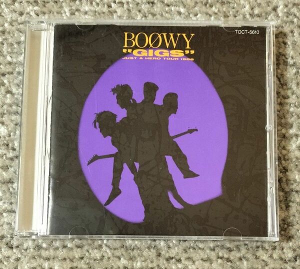 BOOWYGIGS" JAST A HERO TOUR 1986　CD