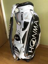 美品 ★ HONMA GOLF 3点式プロモデル キャディバッグ / TOUR WORLD ホンマゴルフ ★_画像1