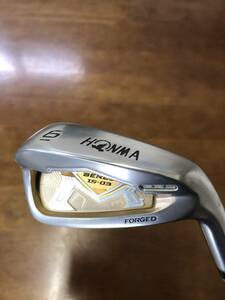 ホンマ　ベレス　IS-03　HONMA　BERES　6番アイアン　単品　ARMRQ8　アーマック２星(R）極上品！