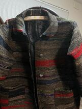 手作り　手織り　大島裂き織り　半コート　ジャケット_画像4