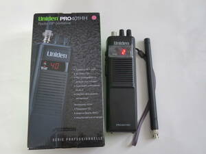 中古　超美品　ユニデン製　27MHZMHZ AM ハンディートランシーバー PRO HH 乾電池付き