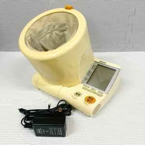 オムロン デジタル自動血圧計 HEM-1000 23年(2011) 経年劣化 色焼 汚れあり 【動作品】