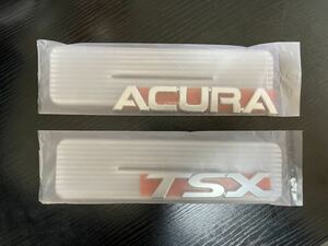 ACURA TSX リアエンブレム 2点セット 新品開封品 HONDA アコード ACCORD CL7 CL8 CL9 アキュラ ホンダ 
