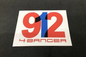 ポルシェ 4 BANGER sticker ステッカー 912 porsche 996 997 991 992 930 964 993 (-po4ban3