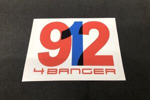 ポルシェ 4 BANGER sticker ステッカー 912 porsche 996 997 991 992 930 964 993 (-po4ban2