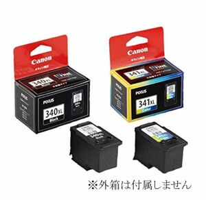 送料無料 キャノン 純正インク BC-340XL+BC-341XL 2個組 FINEカートリッジ ブラック+3色カラー 箱無しアウトレット