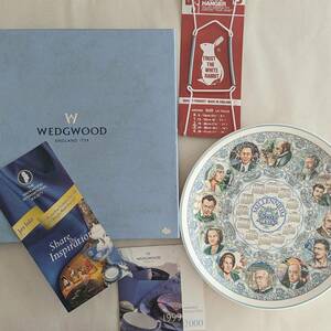 WEDGWOOD ウエッジウッド◆MILLENNIUM 2000 ART＆MUSIC◆カレンダー イヤー プレート◆26cm◆イギリス製