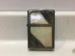 Zippo　ジッポー　貝張り加工　06年製　　　T39　　　　KJ1