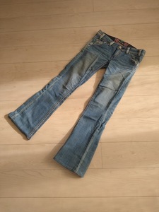 エドウィン EDWIN SOMETHING VIENUS JEAN　レディース　デニム　デニムパンツ　ジーンズ　ボトムス　パンツ　ブーツカット　サイズ29インチ