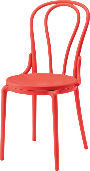 Stuhl CHA-987 Rot, Handgefertigte Artikel, Möbel, Stuhl, Stuhl, Stuhl