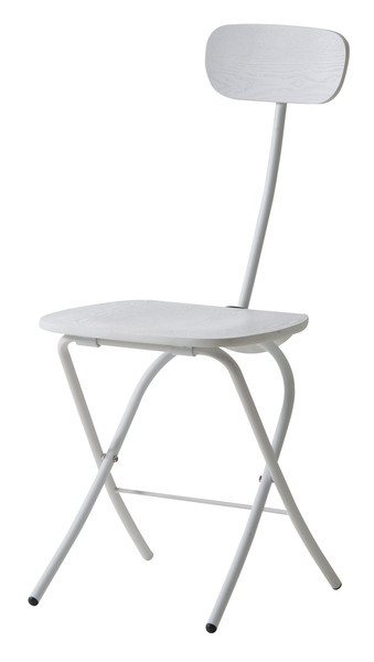Chaise pliante FGC-21 blanche, Articles faits à la main, meubles, Chaise, Chaise, chaise