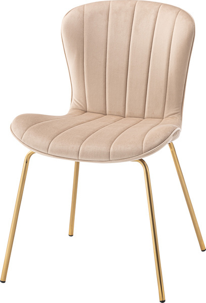 कुर्सी CHA-201 बेज, हस्तनिर्मित वस्तुएं, फर्नीचर, कुर्सी, कुर्सी, कुर्सी