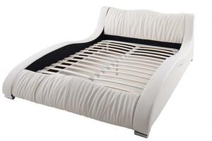  modern design high class leather designer's bed Fortunaforutuna bed frame only Queen white 