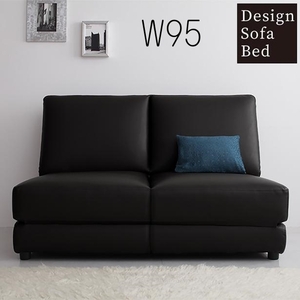  design sofa bed Cleoburykre Bally width 95cm * black *