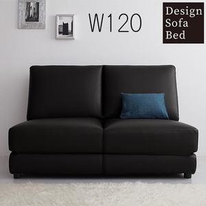  design sofa bed Cleoburykre Bally width 120cm * black *
