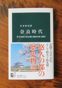 木本好信　奈良時代　中公新書