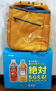 【新品未使用品】背中ひんやり！理想の保冷リュック　健康ミネラルむぎ茶　防災グッズ