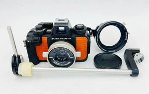 NIKONOS-V ニコノス オレンジ 水中カメラ＋レンズ W-Nokkor 35mm 1:2.5 close-up レンズ 他、付属品 バッグ付き C4