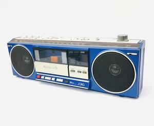 AIWA アイワ CS-J36 Stereo Radio Cassette Recorder 青 ブルー 動作未確認 現状品 C4