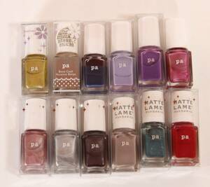 papi-e- nail color premium base coat nyu Anne s beige A set manicure base coat 12 pcs set 