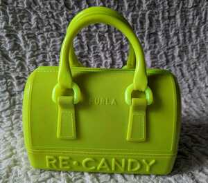 FURLA Furla *RE CANDY candy handbag fluorescence yellow 