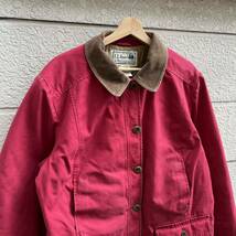 USED 古着 カバーオール ワークジャケット ハンティングジャケット 裏 キルティング L.L.Bean エルエルビーン vintage ヴィンテージ XL_画像3