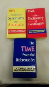  The TIME Essential Reference Set 2冊セット　TIMEの英語教材、英英辞典、単語集　Ybook-1533