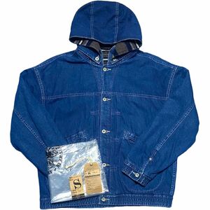 21AW Sサイズ テンダーロイン DENIM BLANKET HOODED デニム ジャケット パーカー