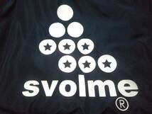 送料無料／XLメンズ☆SVOLME スボルメ☆中綿入ベンチコート　ラグラン／紺色地に白ロゴ／前ファスナー、袖口ニットリブ、ファスナーポケ有_画像8