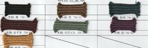 日本刀柄巻き用組み紐,本絹(正絹)4ｍ大刀8寸5分柄まで巻けます 1m単位で延長可能_画像7