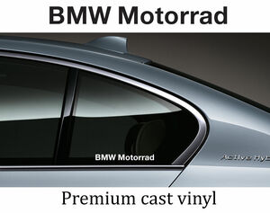 送料無料 BMW Motorrad window side body decal sticker ステッカー シール デカール 4枚セット 25cm ブラック