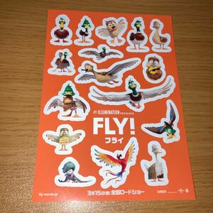 映画『FLY!/フライ！』非売品 シール ステッカー イルミネーション ミニオンズ