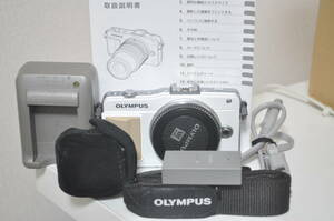 ジャンク扱い オリンパス OLYMPUS E-PM2 ホワイト ボディ ♯A4998